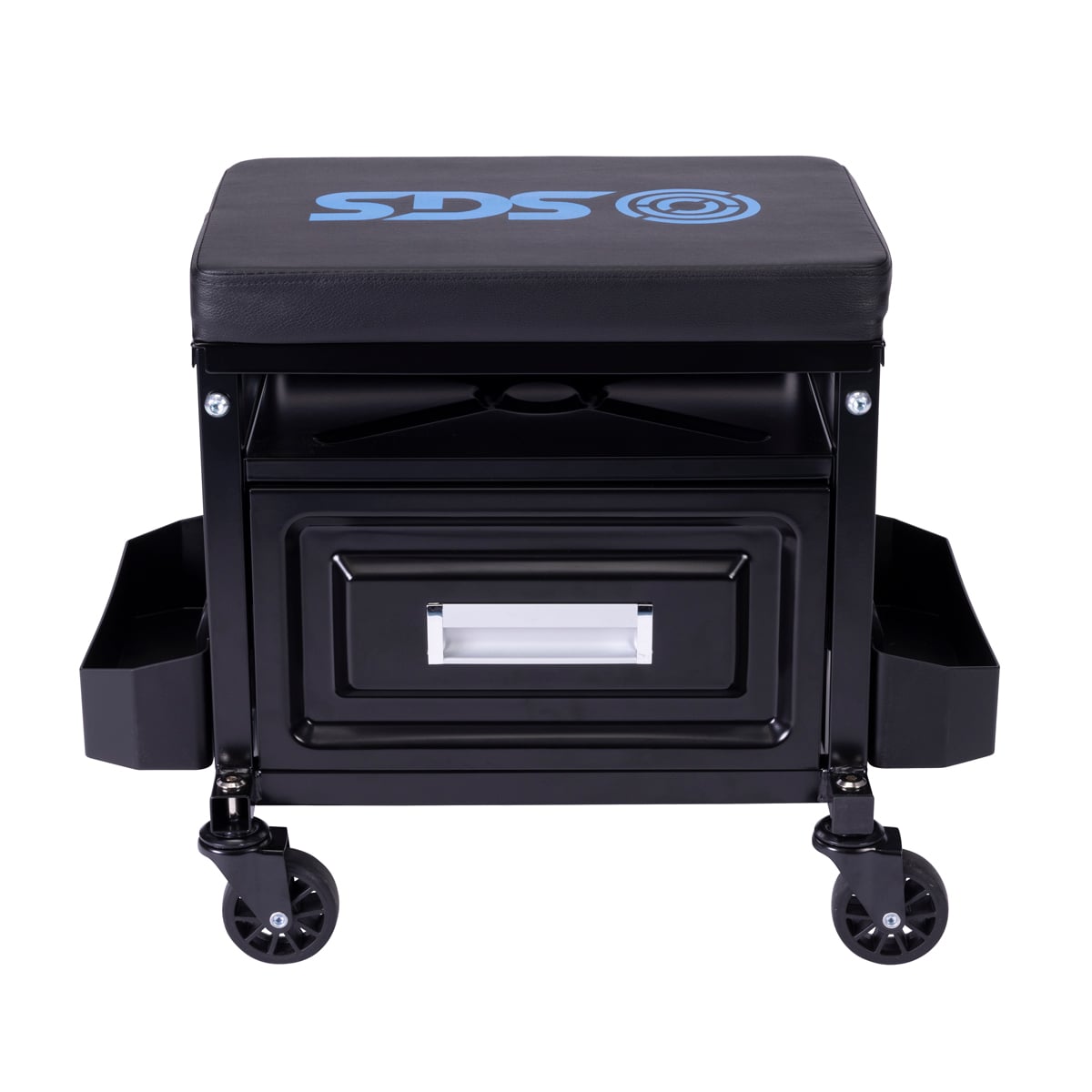 SGS Heavy Duty Adjustable Mechanics Seat with Drawer and Side Trays